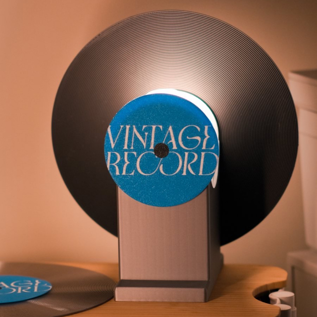 Vintage Music Records Lamp
