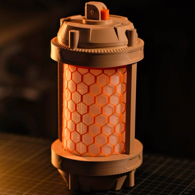 Futuristic Grenade Lamp