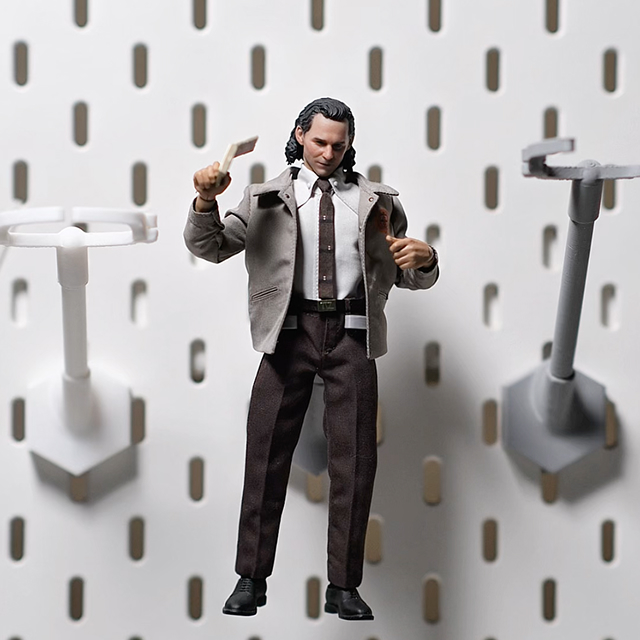 IKEA SKÅDIS Adjustable Action Figure Stand