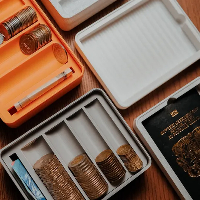 PASSPORT, FOREIGN COINS, AND CURRENCY ORGANIZER