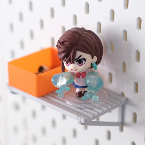 ikea skadis sliding shelf with orgnaiser (large)