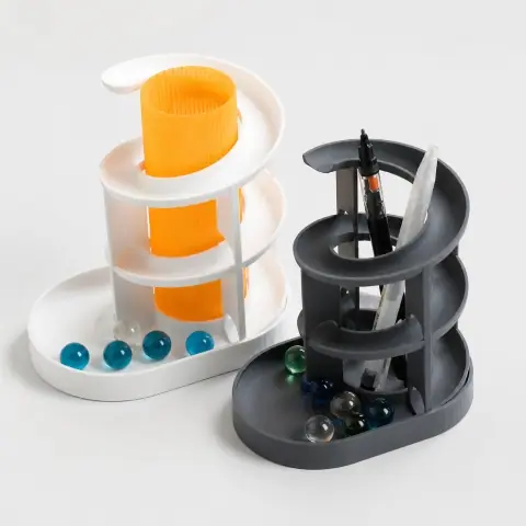 Fidget Rolling Marble Pen Holder