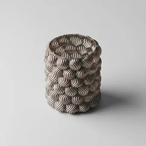 Spherical composition sleek wave holder