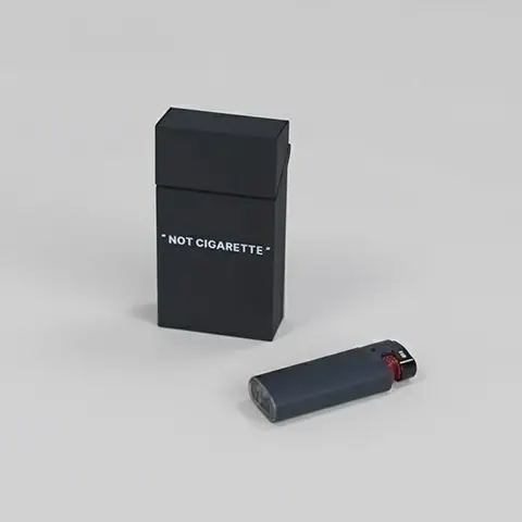 "NOT CIGARETTE" Cigarette Box