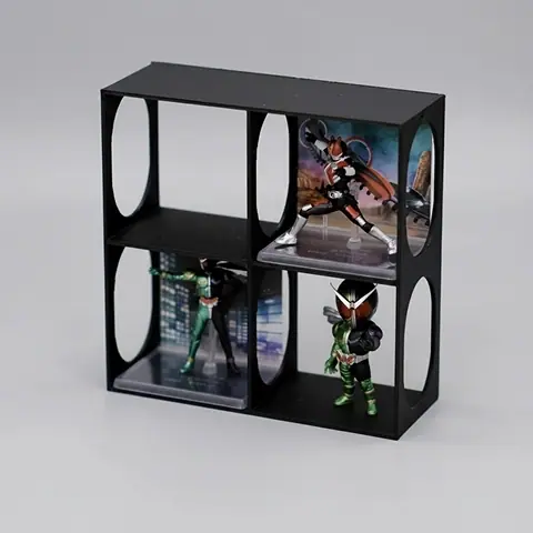 Gacha / box toys modular display shelf
