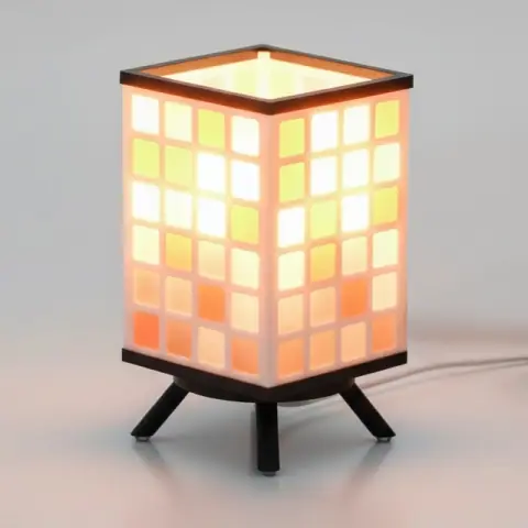Vintage mosaic lamp
