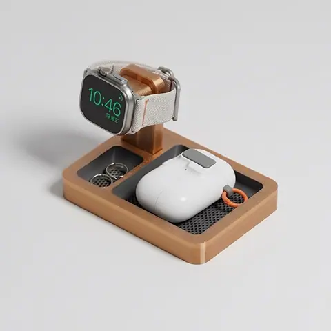 Translucent shell Apple Watch Charging Dock